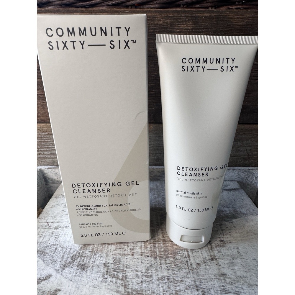 COMMUNITY SIXTY-SIX 66 Detoxifying Gel Cleanser 5 oz NIB SEALED HTF | Indie‎